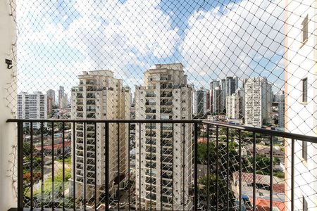 Varanda da Sala de apartamento à venda com 2 quartos, 70m² em Vila Regente Feijó, São Paulo