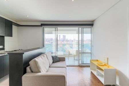 Sala de apartamento para alugar com 1 quarto, 43m² em Jardim Aeroporto, São Paulo