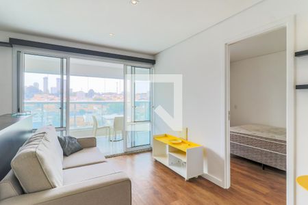 Sala de apartamento para alugar com 1 quarto, 43m² em Jardim Aeroporto, São Paulo