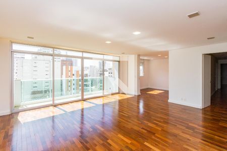 Sala de apartamento para alugar com 4 quartos, 210m² em Campo Belo, São Paulo