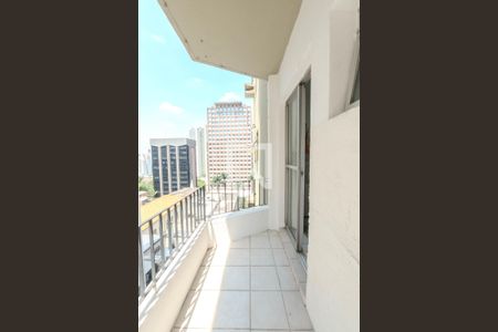 Sacada da Sala de apartamento para alugar com 1 quarto, 34m² em Bela Vista, São Paulo