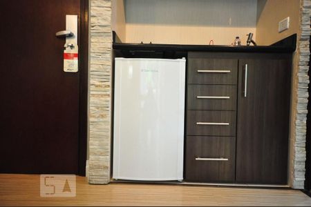 Studio para alugar com 33m², 1 quarto e 1 vagadetalhe da cozinha