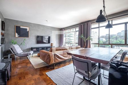 Sala de apartamento para alugar com 3 quartos, 138m² em Cerqueira César, São Paulo