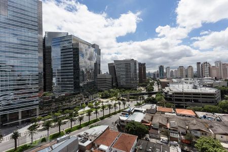 Vista de apartamento à venda com 1 quarto, 50m² em Santo Amaro, São Paulo