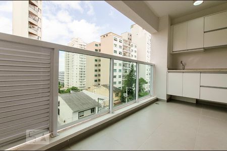 Varanda/Área de serviço de apartamento para alugar com 1 quarto, 50m² em Pinheiros, São Paulo