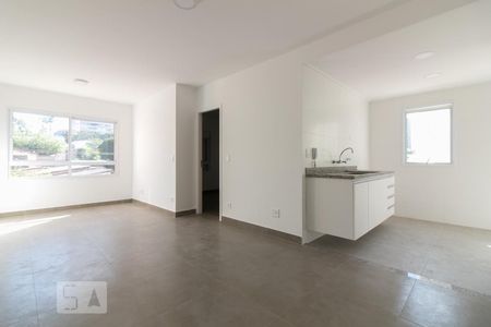Sala de apartamento para alugar com 1 quarto, 52m² em Campestre, Santo André