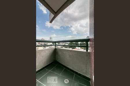 Sacada da suíte de apartamento à venda com 2 quartos, 90m² em Centro, Santo André