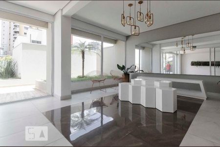 Apartamento para alugar com 45m², 1 quarto e 2 vagasHall social