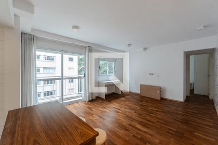 Sala de apartamento para alugar com 1 quarto, 48m² em Bela Vista, São Paulo