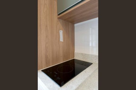 Cozinha (Fogão) de apartamento para alugar com 1 quarto, 35m² em Campo Belo, São Paulo