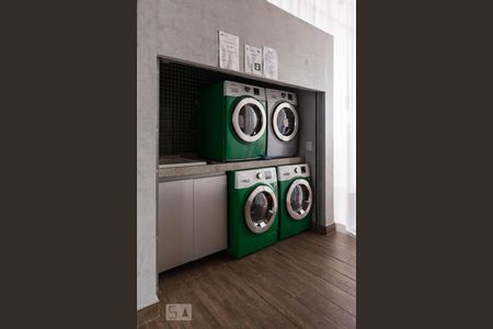 Studio para alugar com 35m², 1 quarto e 1 vagaLavanderia