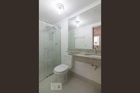 Banheiro de apartamento para alugar com 2 quartos, 60m² em Vila São Pedro, Santo André