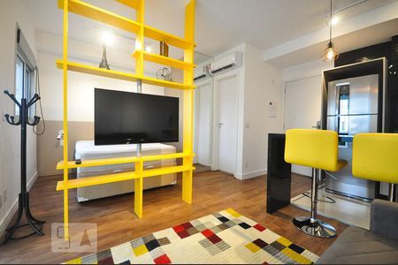 sala de kitnet/studio para alugar com 1 quarto, 36m² em Santo Amaro, São Paulo