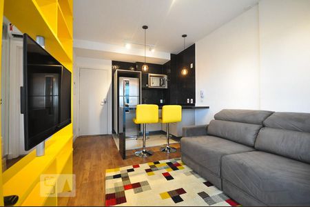 sala de kitnet/studio para alugar com 1 quarto, 36m² em Santo Amaro, São Paulo