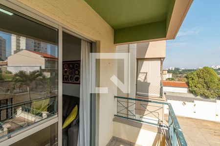 Varanda Sala de Estar/Jantar  de apartamento para alugar com 3 quartos, 67m² em Vila Industrial, Campinas