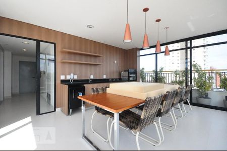 Studio para alugar com 32m², 1 quarto e 1 vagaespaço gourmet