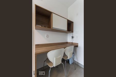 Cozinha de apartamento à venda com 1 quarto, 33m² em Brooklin Paulista, São Paulo