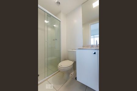 Banheiro Suite de apartamento à venda com 1 quarto, 33m² em Brooklin Paulista, São Paulo