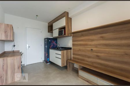 Sala/Cozinha de apartamento à venda com 1 quarto, 33m² em Brooklin Paulista, São Paulo