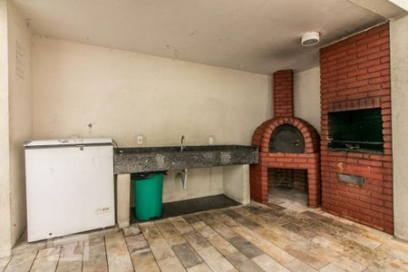 Apartamento à venda com 46m², 2 quartos e 1 vagaChurrasqueira com forno
