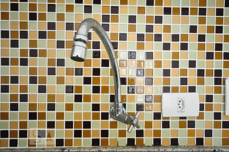 Studio para alugar com 32m², 1 quarto e 1 vagadetalhe da cozinha