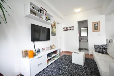 sala de apartamento para alugar com 1 quarto, 51m² em Vila Andrade, São Paulo