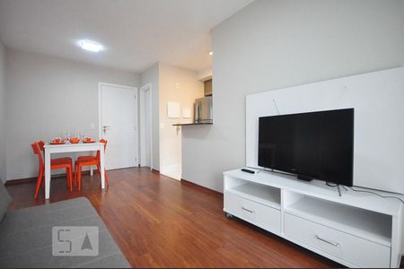 sala de apartamento à venda com 1 quarto, 47m² em Jardim Leonor, São Paulo