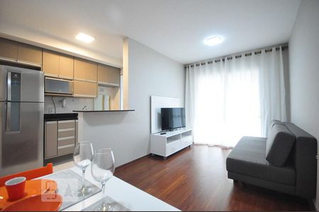 sala de apartamento para alugar com 1 quarto, 47m² em Jardim Leonor, São Paulo