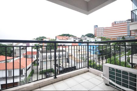 varanda de apartamento para alugar com 1 quarto, 47m² em Jardim Leonor, São Paulo