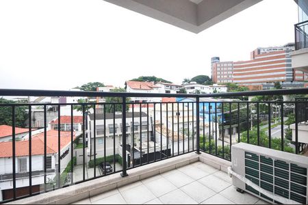 varanda de apartamento à venda com 1 quarto, 47m² em Jardim Leonor, São Paulo