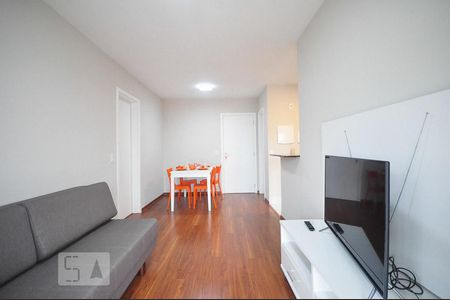 sala de apartamento à venda com 1 quarto, 47m² em Jardim Leonor, São Paulo