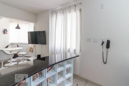 Cozinha de apartamento à venda com 1 quarto, 37m² em Santa Cecília, São Paulo
