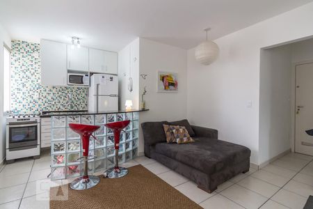 Sala de apartamento à venda com 1 quarto, 37m² em Santa Cecília, São Paulo