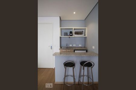 Cozinha de kitnet/studio à venda com 1 quarto, 29m² em Jardim Paulista, São Paulo