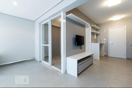 Varanda de kitnet/studio à venda com 1 quarto, 33m² em Brooklin Paulista, São Paulo