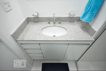 detalhe do banheiro suíte de kitnet/studio à venda com 1 quarto, 41m² em Brooklin, São Paulo