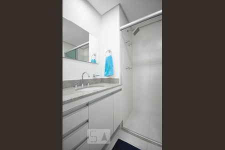 banheiro suíte de kitnet/studio à venda com 1 quarto, 41m² em Brooklin, São Paulo