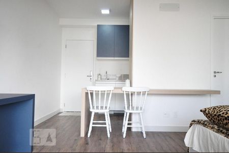 mesa de jantar de kitnet/studio à venda com 1 quarto, 41m² em Brooklin, São Paulo