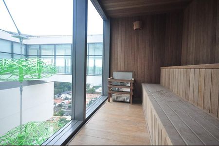 Studio à venda com 41m², 1 quarto e 1 vagasauna