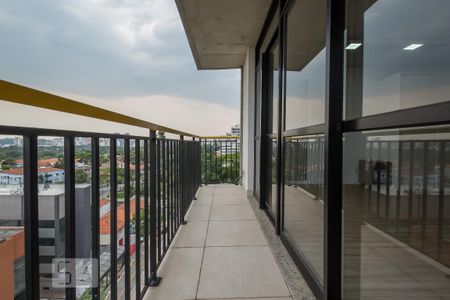 Varanda  de kitnet/studio para alugar com 1 quarto, 35m² em Santo Amaro, São Paulo