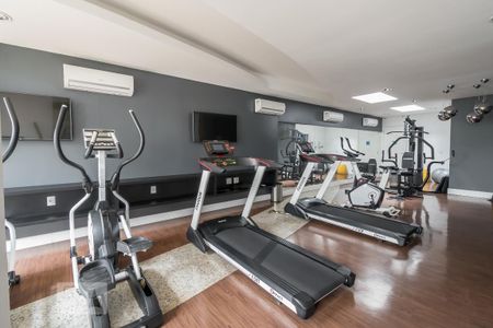 Área Comum - Academia  de kitnet/studio para alugar com 1 quarto, 35m² em Santo Amaro, São Paulo