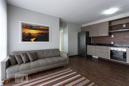 Sala de kitnet/studio à venda com 1 quarto, 48m² em Brooklin Paulista, São Paulo