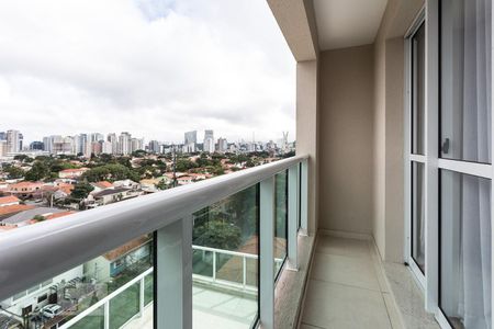 Varanda de kitnet/studio à venda com 1 quarto, 48m² em Brooklin Paulista, São Paulo