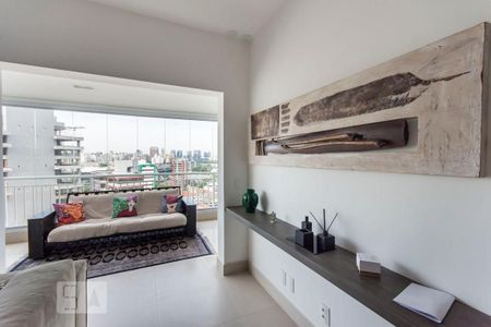 Sala de apartamento à venda com 1 quarto, 75m² em Pinheiros, São Paulo
