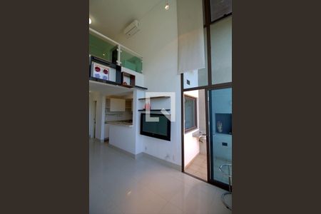 Sala  de apartamento para alugar com 1 quarto, 64m² em Paraíso do Morumbi, São Paulo