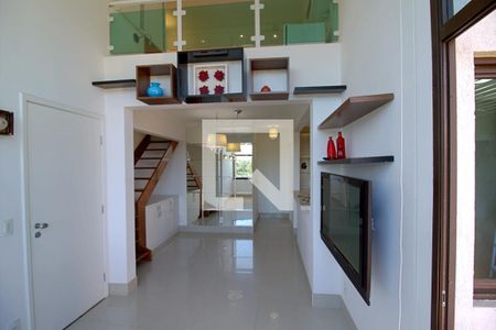 Sala  de apartamento para alugar com 1 quarto, 64m² em Paraíso do Morumbi, São Paulo