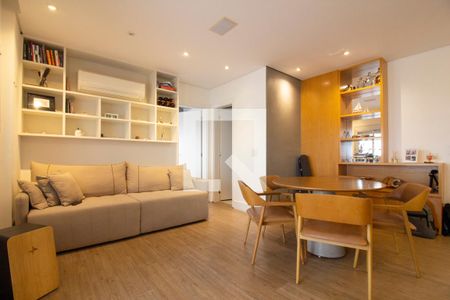 Sala de apartamento à venda com 1 quarto, 69m² em Pinheiros, São Paulo