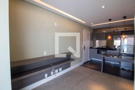 Sala de apartamento à venda com 1 quarto, 44m² em Brooklin Paulista, São Paulo