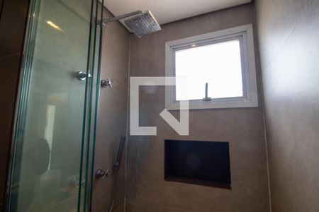 Banheiro da Suíte de apartamento à venda com 1 quarto, 44m² em Brooklin Paulista, São Paulo