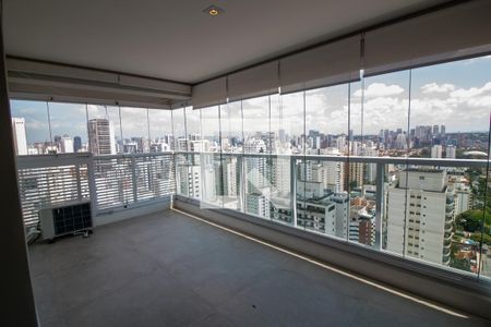 Varanda de apartamento à venda com 1 quarto, 44m² em Brooklin Paulista, São Paulo